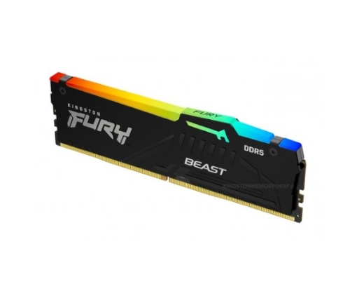 תמונה של זכרון לנייח Kingston Fury Beast RGB DDR5 32GB 6000MHZ C40 XMP 3.0