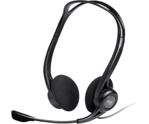 תמונה של אוזניות ומיקרופון Logitech 960 USB HEADSET