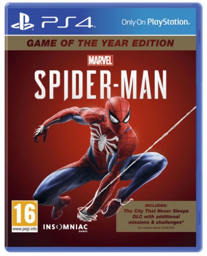 תמונה של PS4 SPIDERMAN  GAME OF THE YEAR סוני