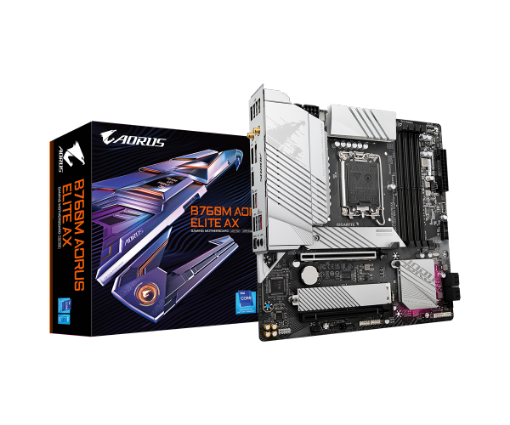 תמונה של לוח Gigabyte B760M AORUS ELITE AX REV1.3 DDR5 mATX WIFI BT