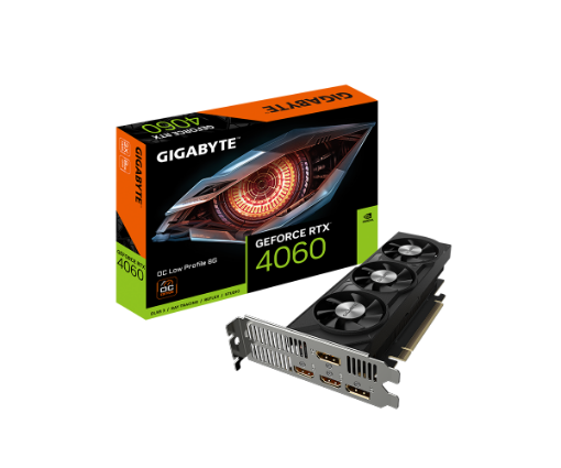 תמונה של כרטיס מסך Gigabyte RTX 4060 OC 8GB Low Profile