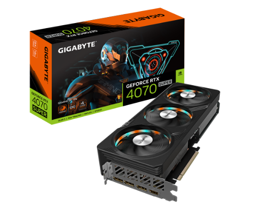 תמונה של כרטיס מסך Gigabyte GeForce RTX 4070 Super Gaming OC 12GB