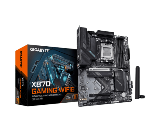 תמונה של לוח למעבדי AMD Gigabyte X870 GAMING WIFI6 ATX AM5 DDR5 WIFI BT