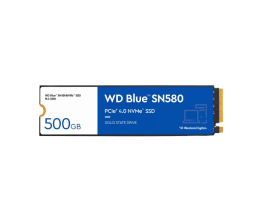 תמונה של דיסק פנימי WD Blue SN5000 NVMe SSD 500GB Pcie Gen4X4 2280