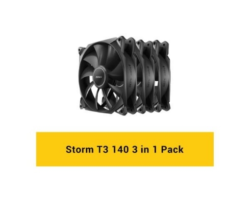 תמונה של מאווררים למארז Antec Storm T3 140mm Black 3 Fan Pack