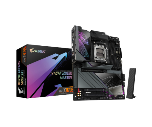 תמונה של לוח Gigabyte X870E AORUS MASTER AMD AM5 DDR5 WIFI 7 ATX