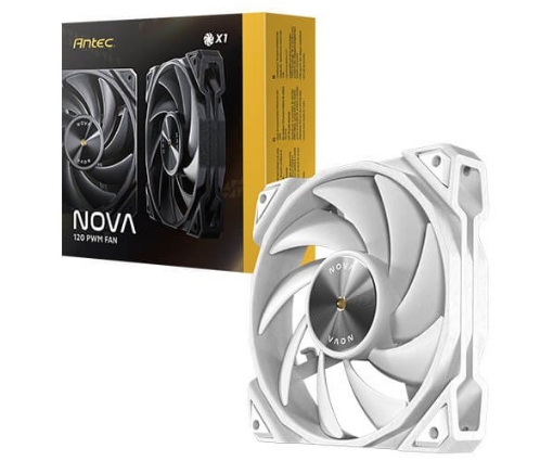 תמונה של מאוורר למארז Antec Nova 120mm White Fan And Speed Conntroller