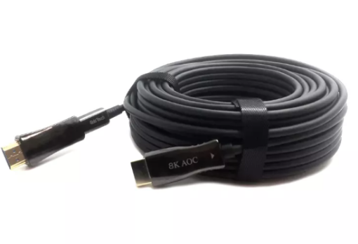 תמונה של כבל סיב אופטי חד כיווני להשחלות HDMI 10M v2.1 8K FiberOptic