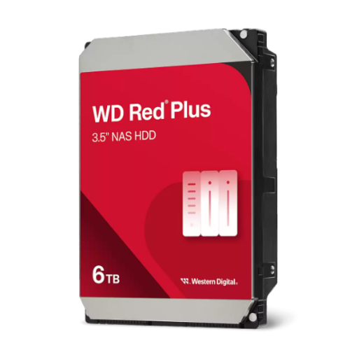 תמונה של דיסק פנימי WD Red Plus 6TB NAS HDD 3.5 5400RPM SATA III