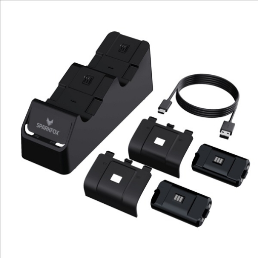 תמונה של Sparkfox מטען עוצמתי לשני בקרים Dual Charging Station for Xbox
