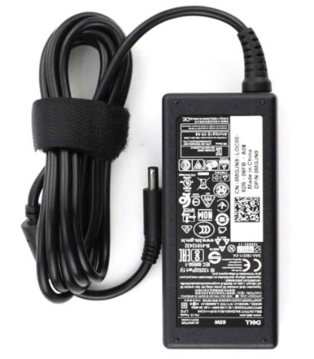 תמונה של מטען מקורי למחשב נייד Dell 65W 4.5X3.0 11 3000 13 7000 15 3000