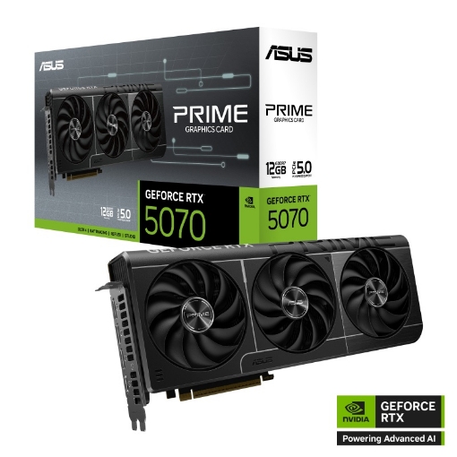 תמונה של כרטיס מסך Asus TUF Gaming GeForce RTX 5070 12GB GDDR7 