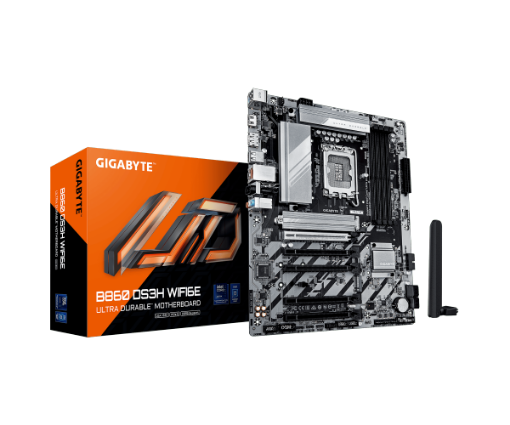 תמונה של לוח למעבד דור 15 Gigabyte B860 DS3H WIFI6E ATX 2.5GB LAN
