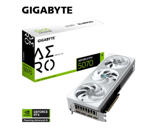 תמונה של כ.מסך GIGABYTE GeForce RTX 5070 AERO OC 12G
