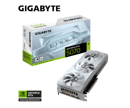 תמונה של כ.מסך GIGABYTE GeForce RTX 5070 EAGLE OC ICE SFF 12G