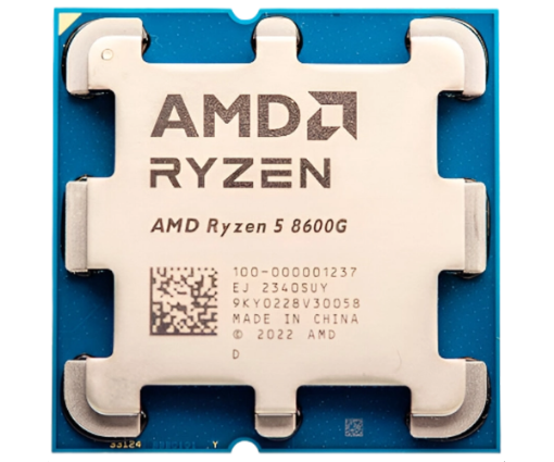 תמונה של מעבד AMD ZEN 4 R5 8600G Tray no fan up to 5GHZ RADEON 760M GPU