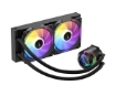 תמונה של קירור נוזלי כפול ANTEC VORTEX 240 LUM ARGB 280W TDP