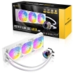 תמונה של קירור נוזלי משולש לבן ANTEC VORTEX LUM 360 WHITE ARGB 280W TDP