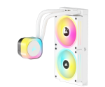 תמונה של קירור נוזלי לבן Corsair iCUE LINK H100i RGB 240mm