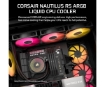 תמונה של קירור נוזלי Corsair iCUE NAUTILUS 240 RS RGB Black 240mm AIO