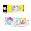 תמונה של קירור נוזלי לבן Corsair iCUE TITAX 360 RX RGB White 360mm AIO