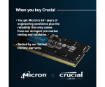 תמונה של זכרון לנייד Crucial 8GB DDR5 5600MHZ C46 SODIMM