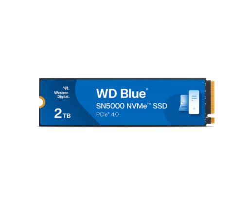 תמונה של דיסק פנימי WD Blue SN5000 NVMe SSD 2TB PCIe Gen4X4 2280