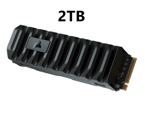 תמונה של דיסק פנימי Corsair MP600 PRO XT 2TB NVME Gen4 with Heatsync