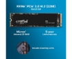 תמונה של דיסק פנימי Crucial P3 1TB PCIe NVME 3.0 3D Nand Up To 3500MB/s