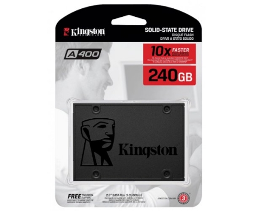 תמונה של דיסק פנימי 2.5 SSD Kingston 240GB A400 מחודש