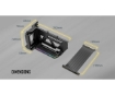 תמונה של כבל ותושבת לכ. מסך Antec SHIFT ARGB - Vertical GPU Bracket Black