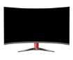 תמונה של מסך גיימינג Solid 31.5 FHD VA 4Ms HDMI DP Curved 180HZ