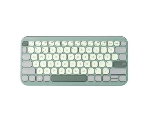 תמונה של מקלדת אלחוטית ASUS Marshmallow Keyboard KW100 BT Green Tea