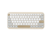 תמונה של מקלדת אלחוטית ASUS Marshmallow Keyboard KW100 BT Oat Milk