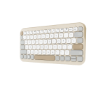 תמונה של מקלדת אלחוטית ASUS Marshmallow Keyboard KW100 BT Oat Milk
