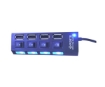 תמונה של מפצל 4 PORT USB 2.0 אקטיבי כולל חיבור מתח