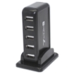 תמונה של מפצל 7 PORT USB 2.0 אקטיבי כולל חיבור מתח