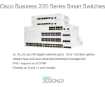 תמונה של מתג מנוהל Cisco CB220 24P Port 1GB+4XSFP