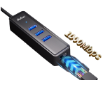 תמונה של כרטיס רשת ומפצל Netac 1GB Net card and aplitter usb 3.0