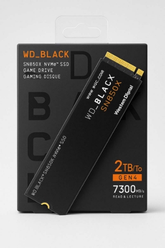 תמונה של כונן פנימי WD Black SN850X NVMe M.2 2280 2TB SSD 