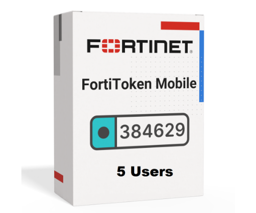 תמונה של רישיון Fortinet FortiTokenMobile 5 User Electronic License