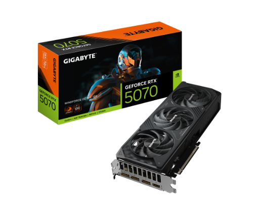 Picture of כרטיס מסך GIGABYTE GeForce RTX 5070 WINDFORCE OC SFF 12GB