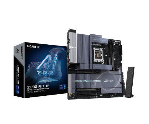 תמונה של לוח אם Gigabyte Z890 AI TOP DDR5 10GB LAN Thunderbolt 5 WIFI7