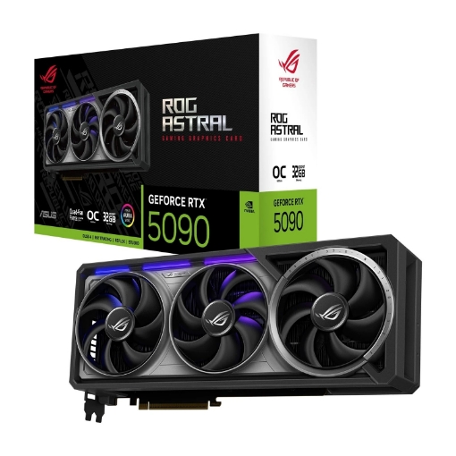 תמונה של כרטיס מסך ASUS GeForce RTX 5090 ROG Astral OC 32GB GDDR7 (90YV0LW0-M0NA00)
