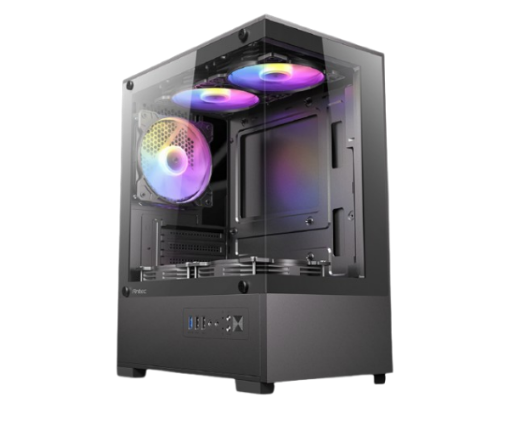 תמונה של מארז ANTEC VCX100M RGB ELITE Mini Tower 5X120MM Fixed RGB