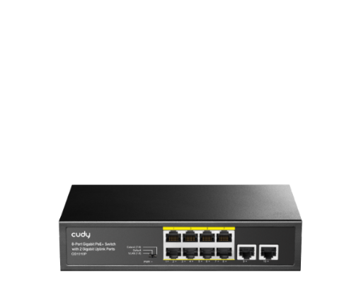 תמונה של מתג לא מנוהל Cudy GS1010P 8-Ports Gigabit Unmanaged POE Switch