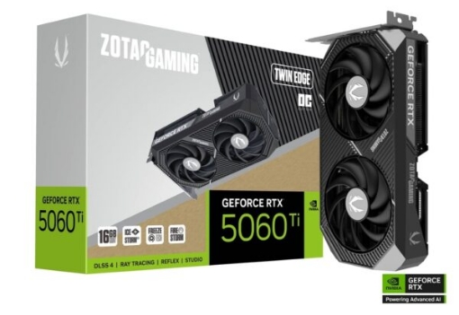 תמונה של ZOTAC GAMING GeForce RTX 5060 Ti 16GB TWIN EDGE OC