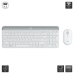 תמונה של סט מקלדת ועכבר אלחוטיים Logitech MK470 Slim