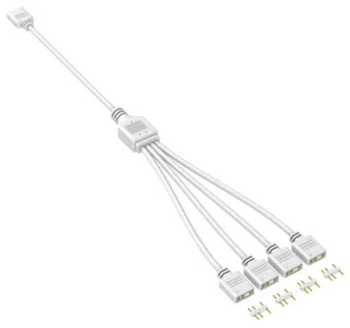 תמונה של מפצל לבן 1-ל4 ARGB