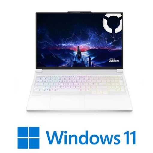 תמונה של מחשב נייד לבן 16 אינץ Lenovo Legion 7 16IAX10 83KY003WIV OLED